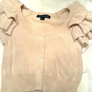 French Connection button down sweater!